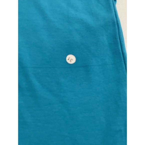 Roaman's 3X 30/32 Cropped Ankle Pull On Leggings Blue Stretch Cotton New - Picture 3 of 8